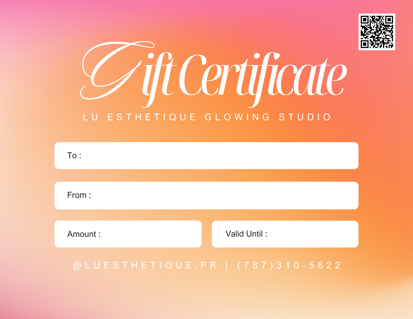 Gift Certificate ๐